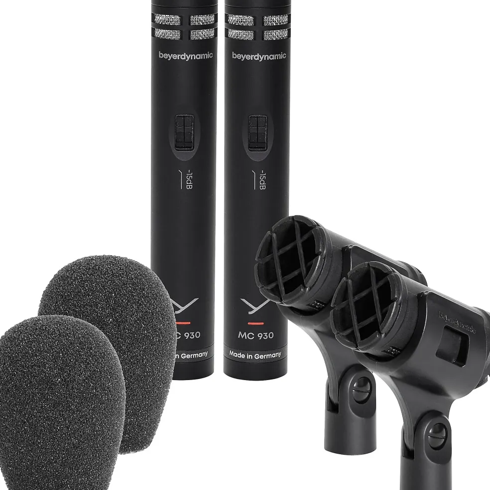 beyerdynamic MC 930 Stereo Set - Matched Pair True Condenser Microphones (Cardioid)