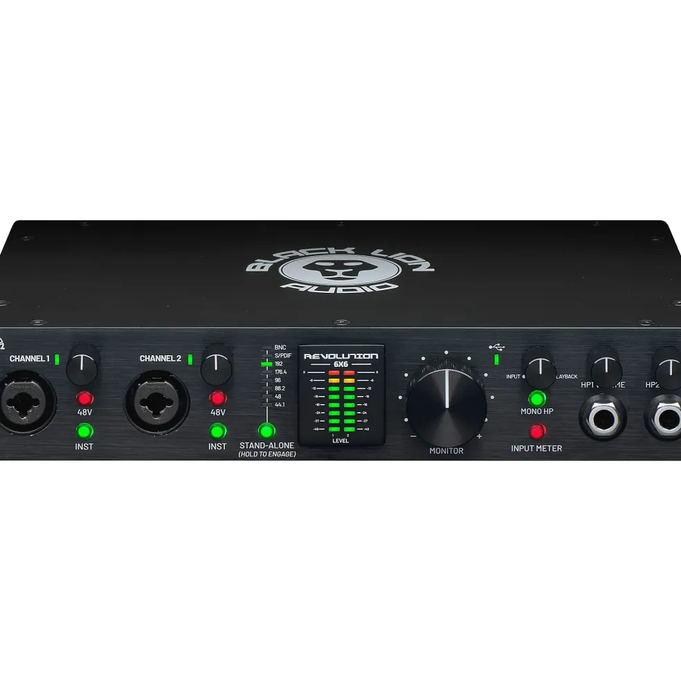 Black Lion Audio Revolution 6 x 6 USB-C Audio Interface