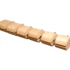 Black Swamp Percussion Bentwood Set of 6 Temple Blocks with Mounting Bar