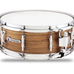 Black Swamp Percussion Dynamicx BackBeat Series Snare Drum with Zebrawood Veneer 14 x 5.5 in.