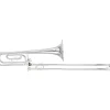 Blessing BTB1488 Performance Series Bb/F Large Bore Rotor Trombone Outfit with Closed Wrap Silver plated Yellow Brass Bell