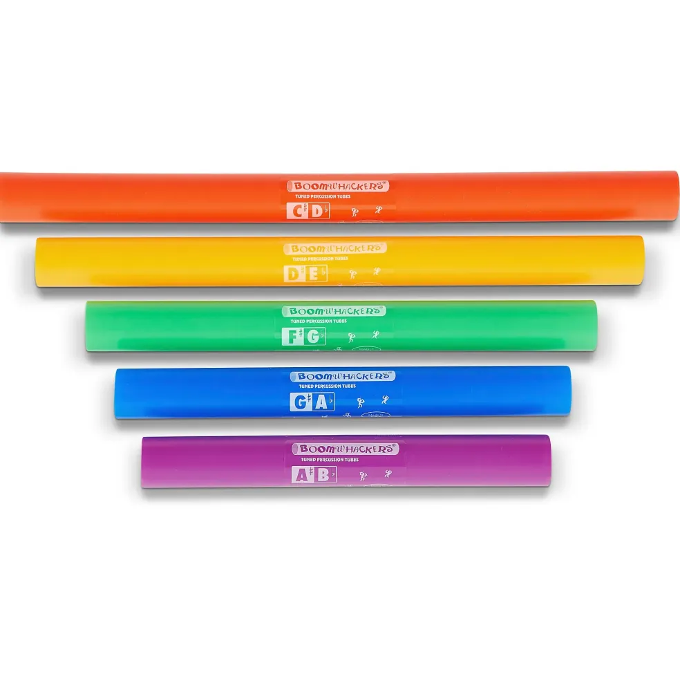 Boomwhackers 5-Note Chromatic Set (Upper Octave) Boomwhackers Tuned Percussion Tubes