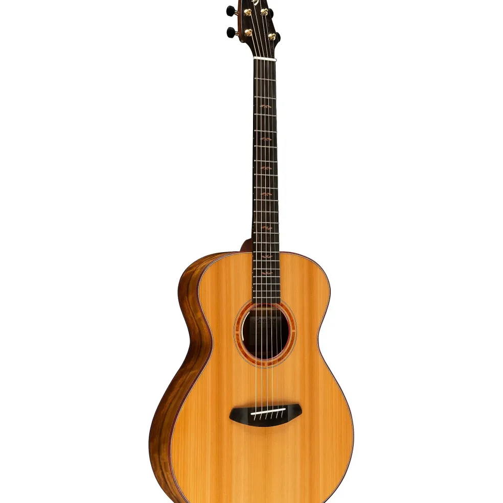 Breedlove Legacy Sunken Red Cedar-Ovangkol Thinline Concert Acoustic-Electric Guitar Natural