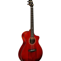 Breedlove Oregon All Myrtlewood Thinline Limited Edition Concert Cutaway Acoustic-Electric Guitar Hot Rod
