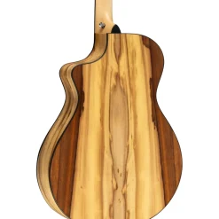 Breedlove Oregon All Myrtlewood Thinline Cutaway Concert Acoustic-Electric Guitar Natural