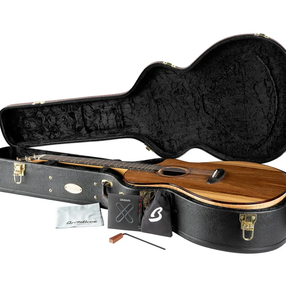 Breedlove Oregon All Solid Myrtlewood Special-Edition Dreadnought Concerto Acoustic-Electric Guitar Natural