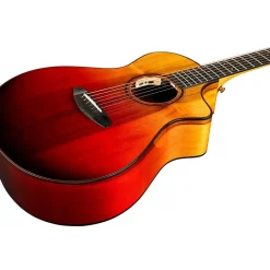 Breedlove Oregon CE Limited Edition Concert Acoustic-Electric Guitar Tequila Sunrise