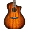 Breedlove Oregon Concerto CE Jeff Bridges Myrtlewood Acoustic-Electric Guitar Bourbon Burst
