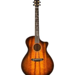 Breedlove Oregon Concerto CE Jeff Bridges Myrtlewood Acoustic-Electric Guitar Bourbon Burst