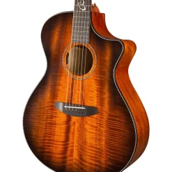 Breedlove Oregon Concerto CE Jeff Bridges Myrtlewood Acoustic-Electric Guitar Bourbon Burst