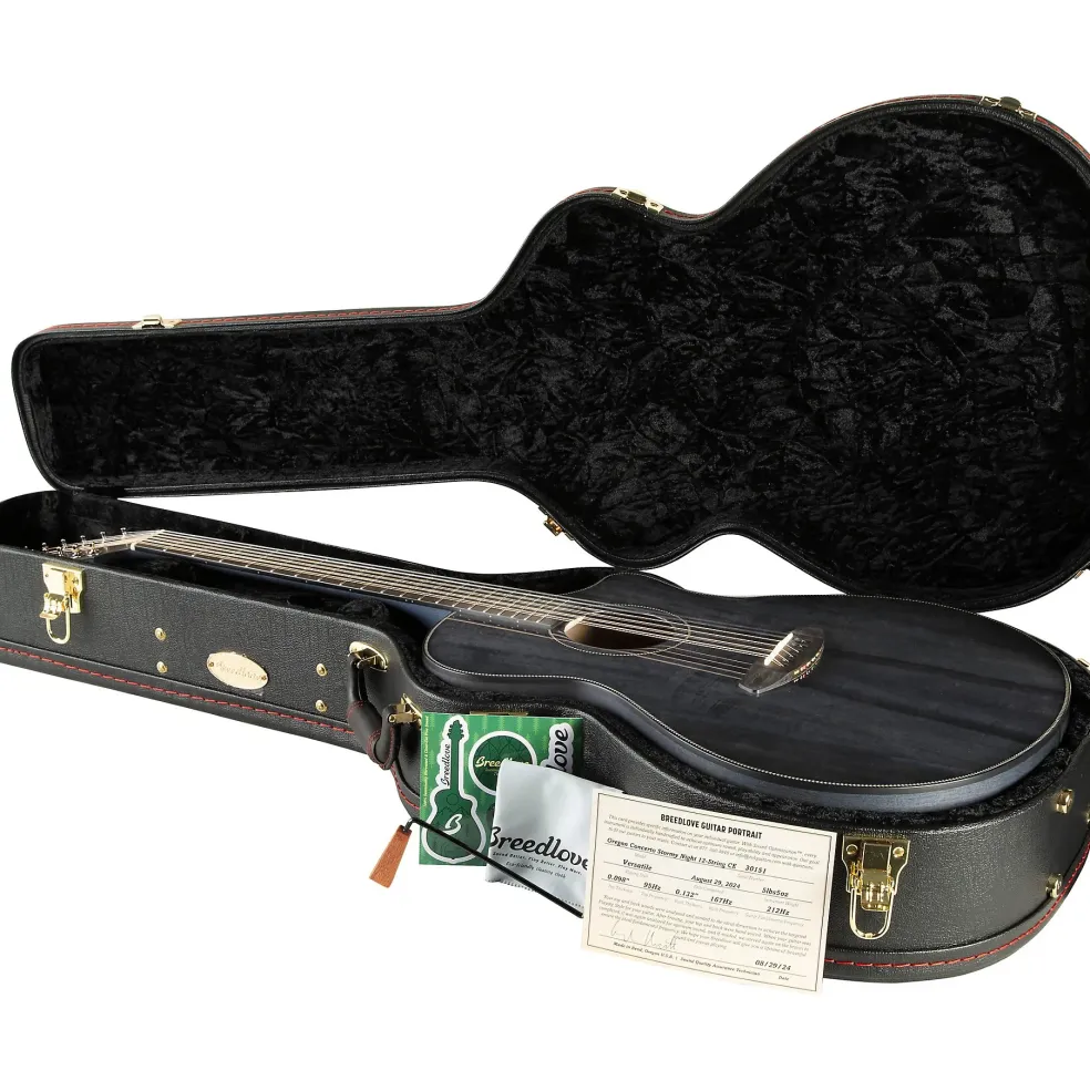Breedlove Oregon Concerto Myrtlewood 12-String Cutaway Acoustic-Electric Guitar Stormy Night