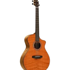 Breedlove Oregon Figured Redwood-Myrtlewood Concert Acoustic-Electric Guitar Natural