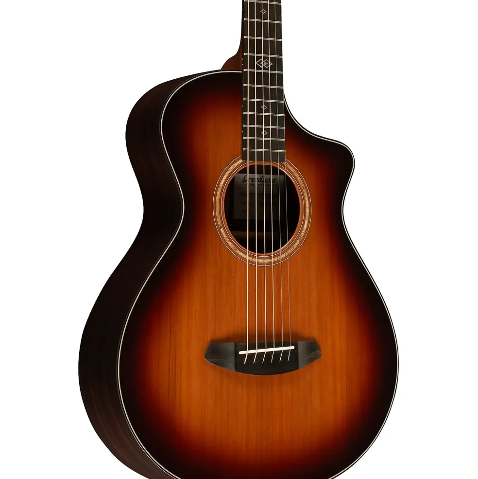 Breedlove Premier Redwood-East Indian Rosewood Concertina CE Acoustic-Electric Guitar Edge Burst