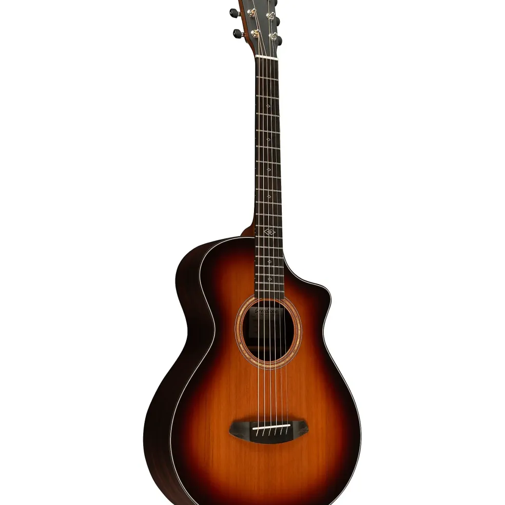 Breedlove Premier Redwood-East Indian Rosewood Concertina CE Acoustic-Electric Guitar Edge Burst