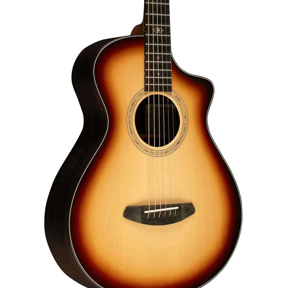 Breedlove Premier Sitka Spruce-East Indian Rosewood Concertina CE Acoustic-Electric Guitar Burnt Amber Burst
