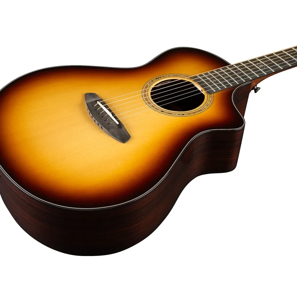Breedlove Premier Sitka Spruce-East Indian Rosewood Concert CE Acoustic-Electric Guitar Burnt Amber Burst
