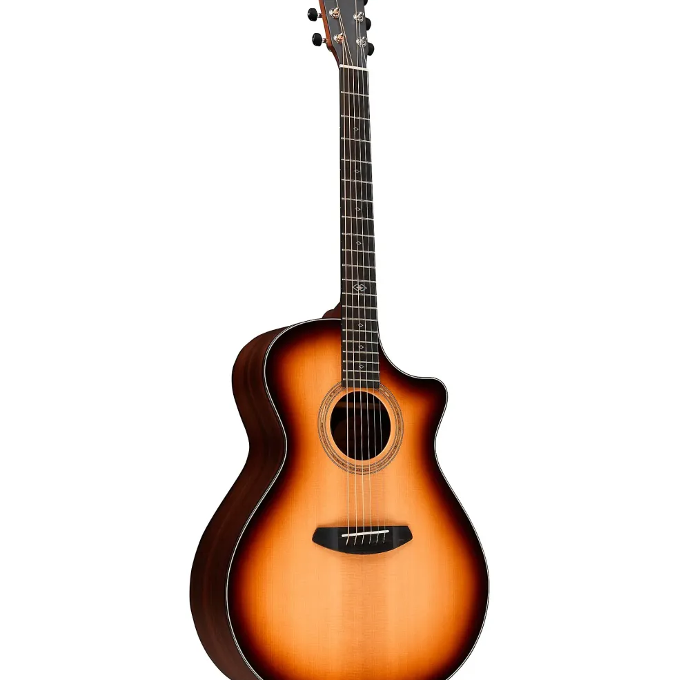 Breedlove Premier Sitka Spruce-East Indian Rosewood Concerto CE Acoustic-Electric Guitar Burnt Amber Burst
