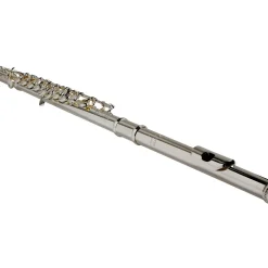 BURKART Resona 300 Flute with Sterling Silver Body and Headjoint with 14K Gold Riser Offset-G
