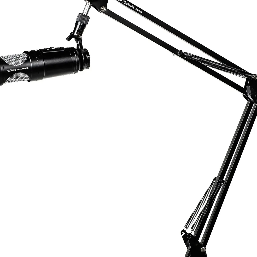 CAD PodMaster SuperD USB Professional Broadcast/Podcasting Microphone with SuperD VOG Dynamic Capsule Black