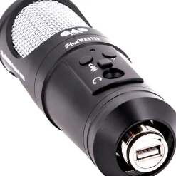 CAD PodMaster SuperD USB Professional Broadcast/Podcasting Microphone with SuperD VOG Dynamic Capsule Black