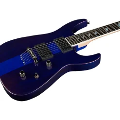 Caparison Guitars Dellinger II FX Prominence EF Electric Guitar Transparent Spectrum Blue
