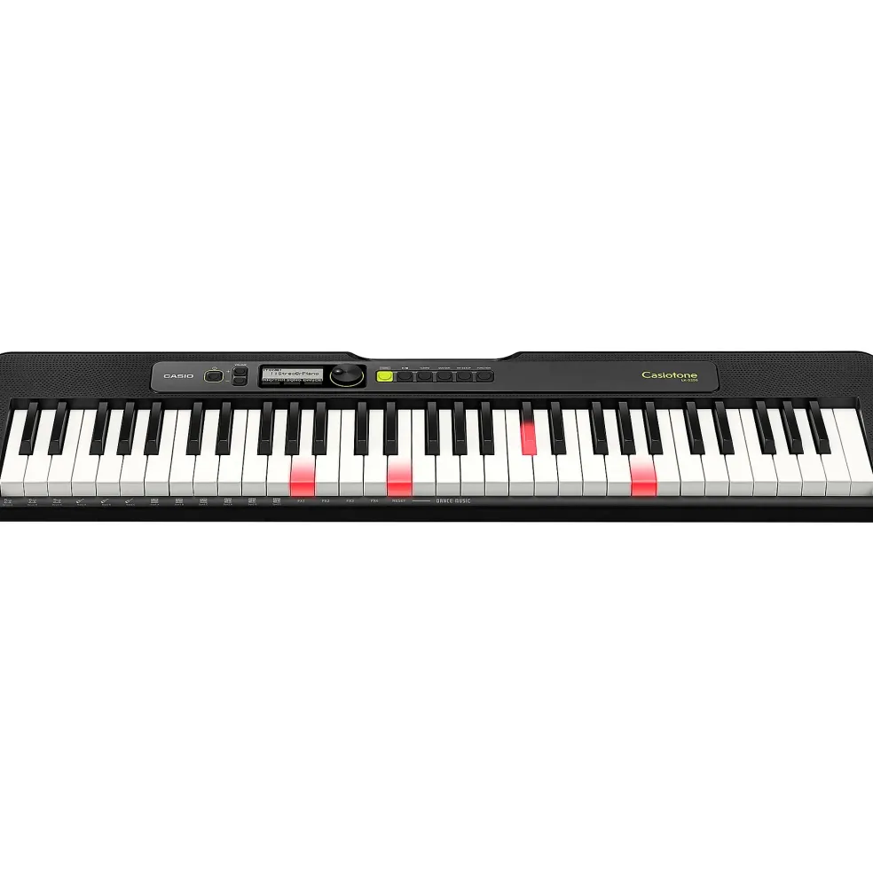 Casio Casiotone LK-S250 Lighted 61-Key Digital Keyboard Black