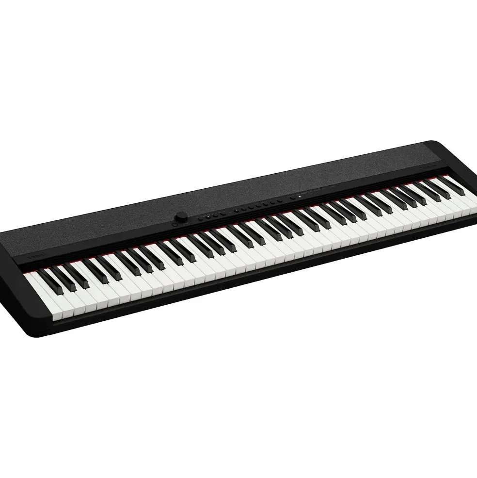 Casio CT-S1 76 Portable Keyboard Essentials Bundle Black