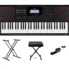 Casio CT-X3000 61-Key Portable Keyboard Essentials Bundle
