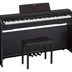 Casio Privia PX-870 Digital Console Piano With CB7 Metal Bench Black
