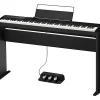 Casio Privia PX-S5000 Digital Piano With CS68 Wooden Stand and SP-34 Triple Pedal Black
