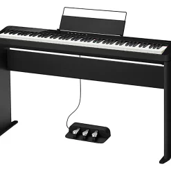 Casio Privia PX-S5000 Digital Piano With CS68 Wooden Stand and SP-34 Triple Pedal Black
