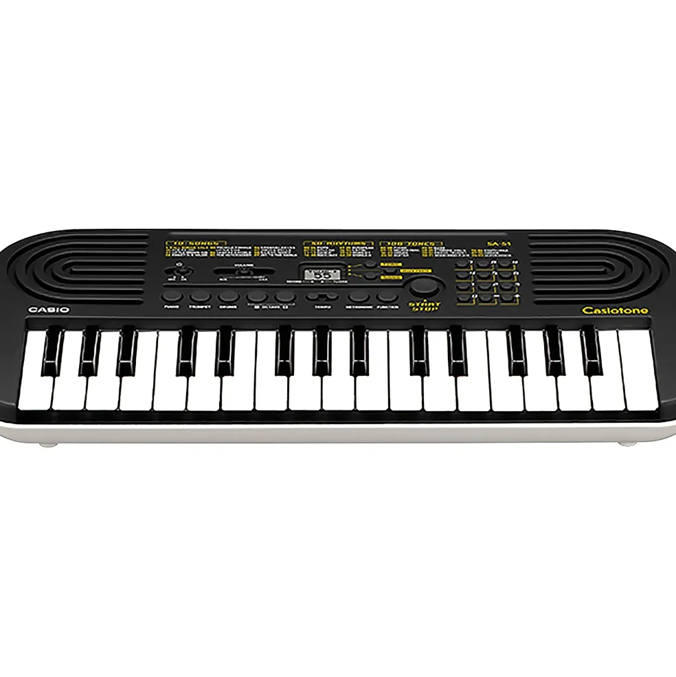 Casio SA-51 32-Key Mini Portable Keyboard Black