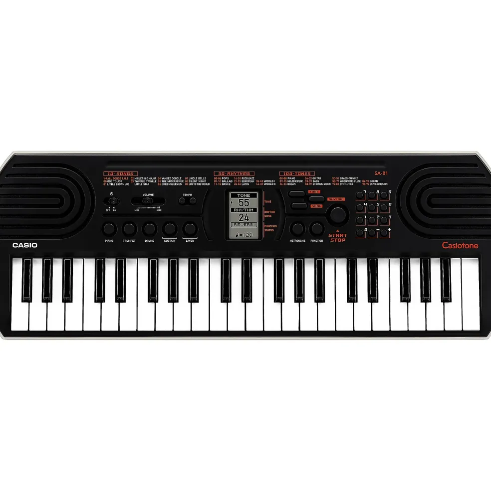 Casio SA-81 44-Key Mini Portable Keyboard Black