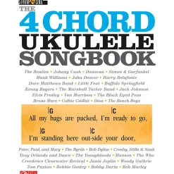 Cherry Lane The 4 Chord Ukulele Songbook Strum & Sing Series