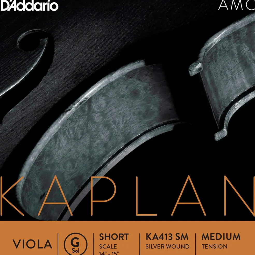 D'Addario Kaplan Amo Series Viola G String 14 in., Medium