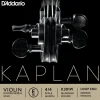 D'Addario Kaplan Golden Spiral Solo Wound Series Violin E String 4/4 Size Solid Steel / Aluminum Medium Loop End