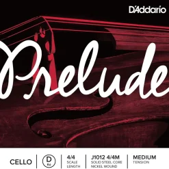 D'Addario Prelude Cello D String 4/4 Size Medium