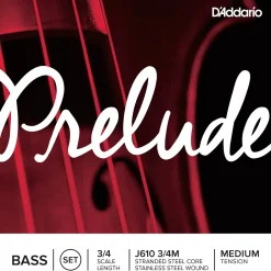 D'Addario Prelude Series Double Bass String Set 3/4 Size
