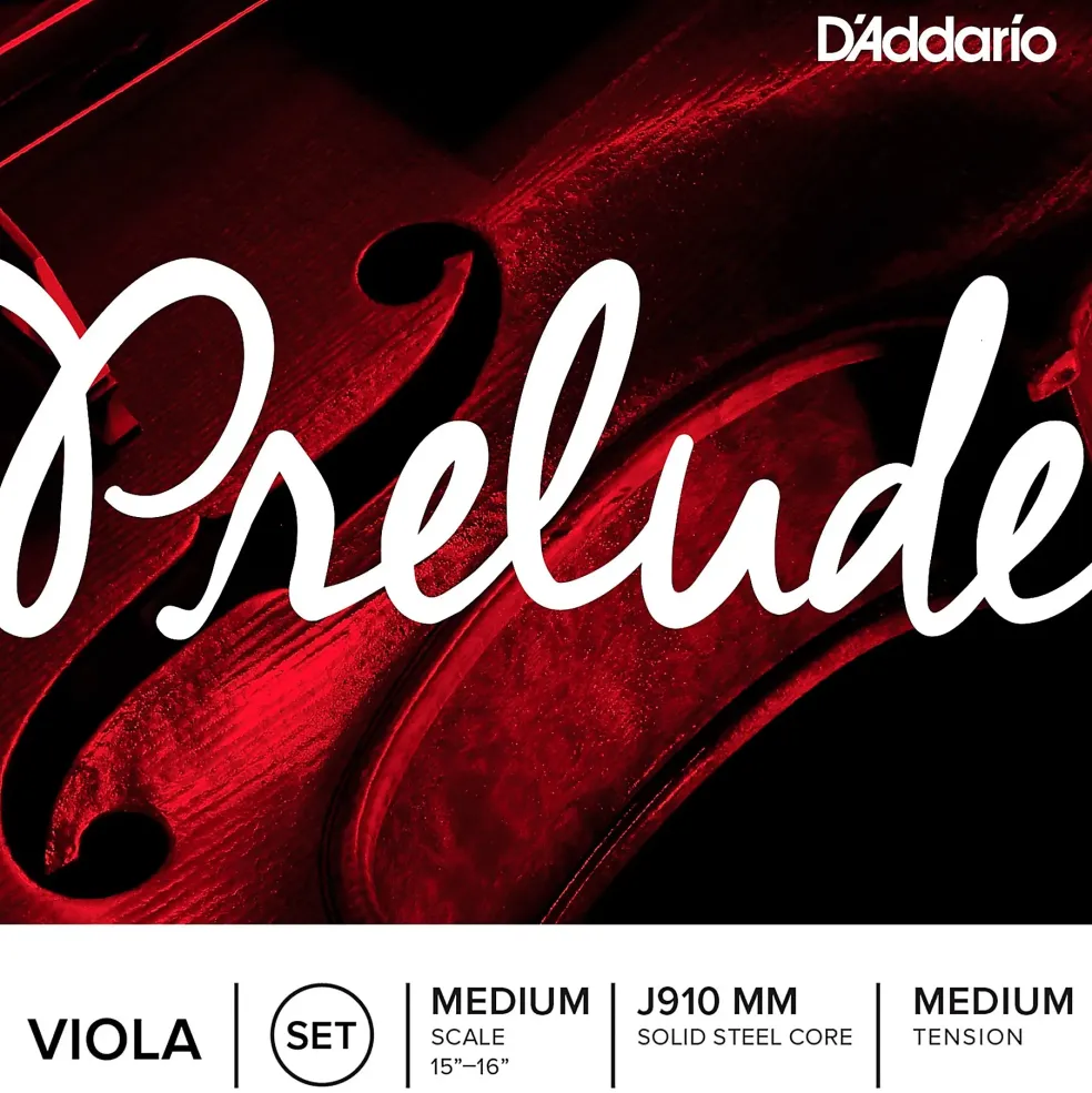 D'Addario Prelude Series Viola String Set 15-16 Medium Scale