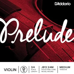 D'Addario Prelude Violin D String 3/4 Size