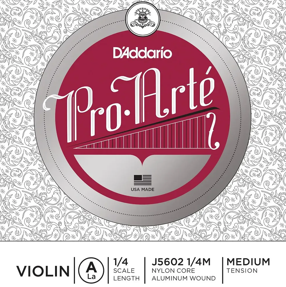 D'Addario Pro-Arte Series Violin A String 1/4 Size
