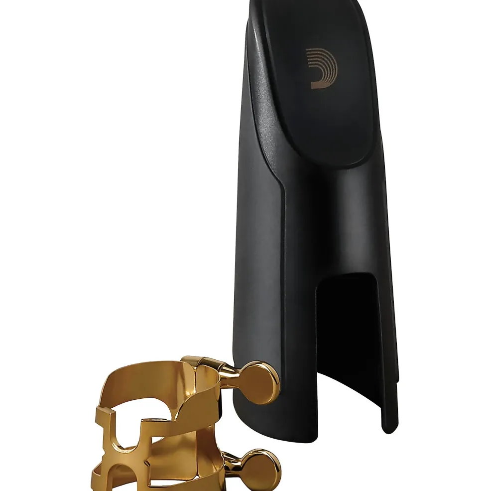 D'Addario Woodwinds H-Ligature for Tenor Saxophone Fits Hard Rubber Mouthpieces Gold