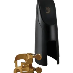 D'Addario Woodwinds H-Ligature for Clarinet Bb Clarinet Gold