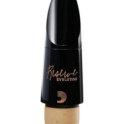 D'Addario Woodwinds Reserve Evolution Mouthpieces - Bb Clarinet - E 1.08mm, Medium-Long Facing, European Pitch 442Hz 1.08 mm Black