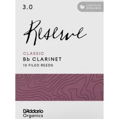 D'Addario Woodwinds Reserve Evolution Mouthpieces - Bb Clarinet - E 1.08mm, Medium-Long Facing, European Pitch 442Hz 1.08 mm Black