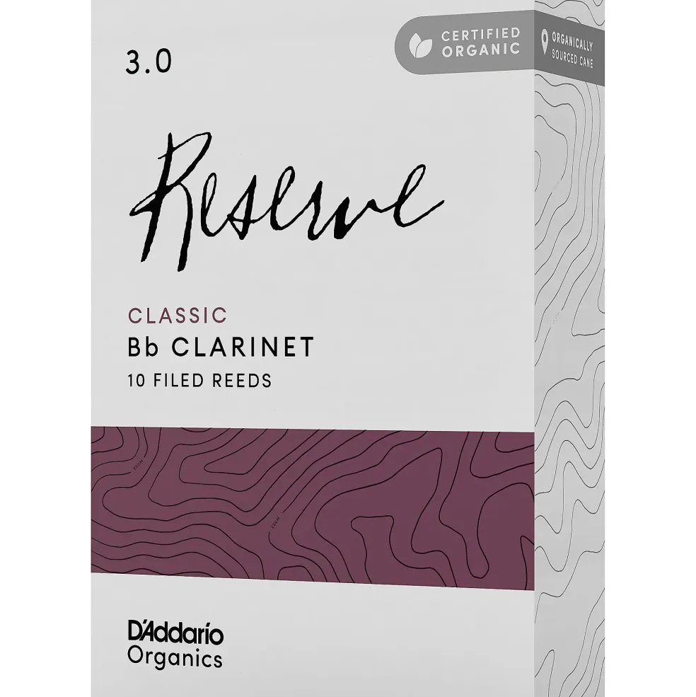 D'Addario Woodwinds Reserve Classic, Bb Clarinet Reed - Box of 10 3