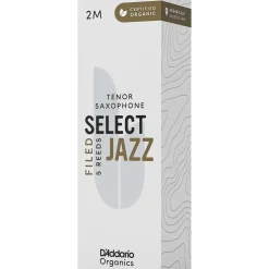 D'Addario Woodwinds Select Jazz, Alto Saxophone - Filed,Box of 10 2S