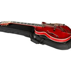 D'Angelico Excell SS Soho Hollowbody Electric Guitar With Stairstep Tailpiece Dark Cherry Burst