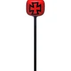 Danmar Percussion Red Cross Wood Ball Bass Drum Beater