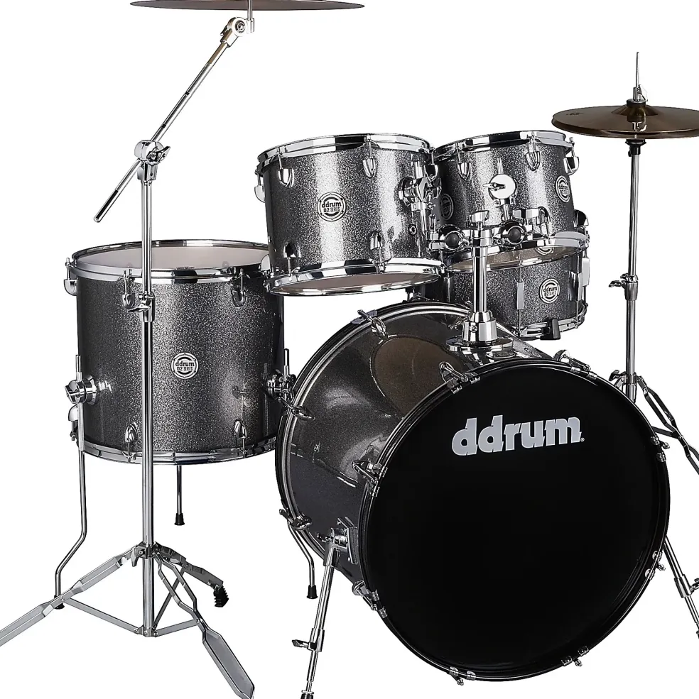 ddrum D2 5-Piece Complete Drum Kit Dark Silver Sparkle